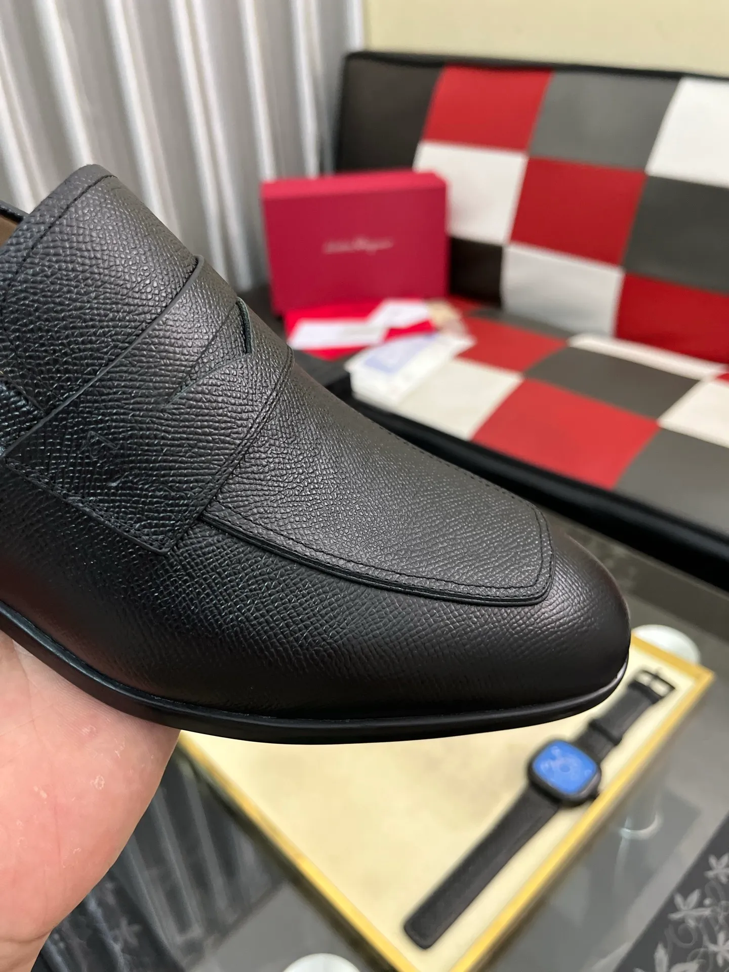 Men's shoes 💰600⌚️⌚️[Salvatore Ferragamo] Ferragamo business leather shoes, 1:1 top purchasing quality, imported selected original calfskin for the uppers, imported original soft water-dyed cowhide for the inner feet, imported original customized Italian handmade lightweight foam outsole, size: 39-44 5️⃣ options available